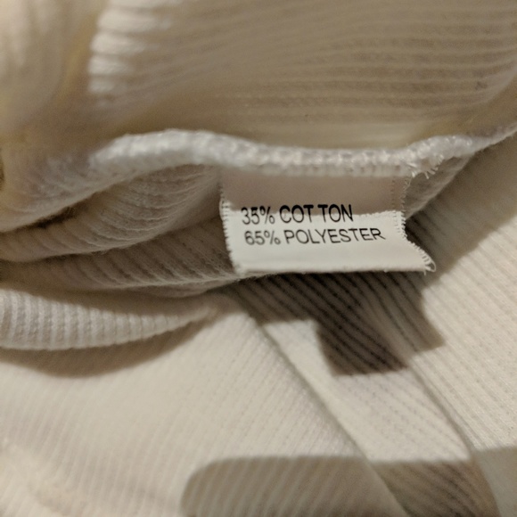 Syle camisa long sleeves white sweater size M - Picture 3 of 4